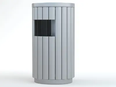 Trash Can Outdoor 01 3D model