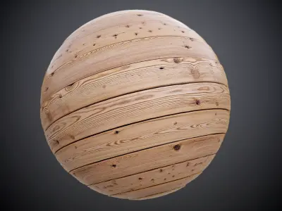 Wood Floor Knots Seamless PBR Texture Texture