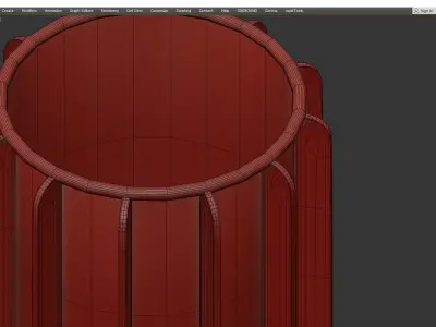 DUVERNOIS SCONCE Low-poly 3D model