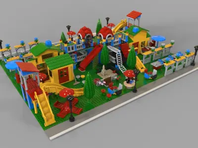 Lego Kindergarten 3D model