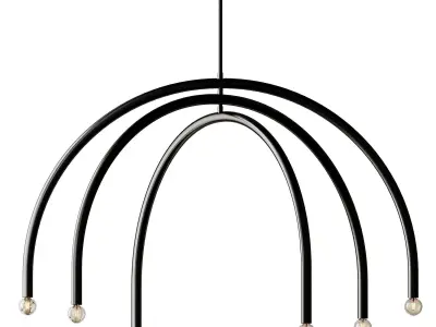 Arc Chandelier 3D model purchase