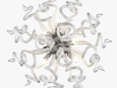 89065x Medusa Lightstar Sconce Chandelier 3D model
