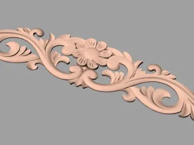 Artcam 3D relief STL models for CNC woodworking E109 3D model
