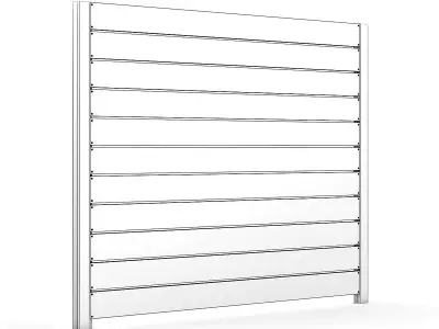 Wooden Fence 3D model