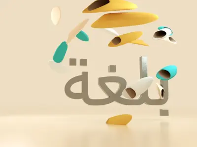 Moroccan traditional shoes Low-poly 3D model