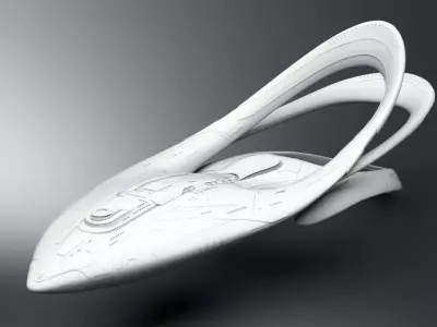 Orville Ship Scale model 3D print model