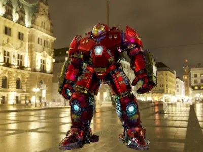 Iron man Hulkbuster  3D model