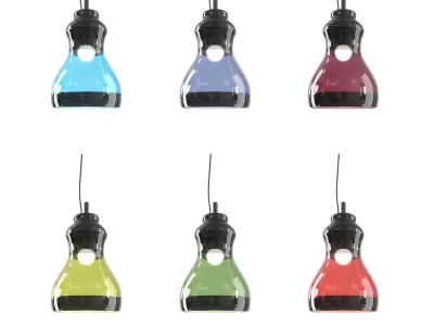 Contemporary pendant lamp by Euroluce Lampadari S1 3D model