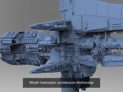Alien Wraith Collection 1 3D Model Pack