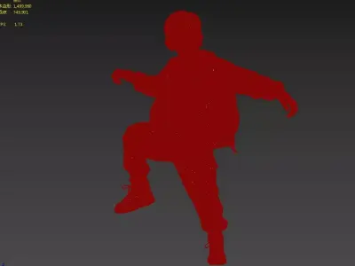 Teenagers Street Dance 3D model