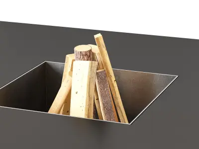 Fire Pit 07 3D model