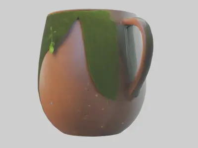 Smart Plant Pot Model 1 Low-poly 3D model