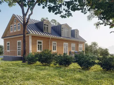 LUMION 12 SCENE VILLA 3D model