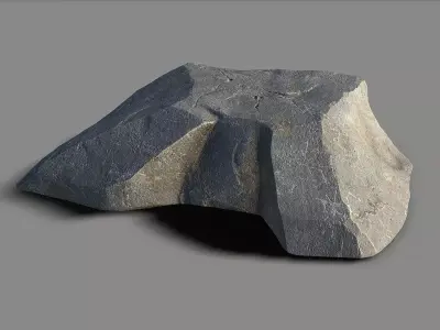Mountain Rock 06 Low-poly 3D model