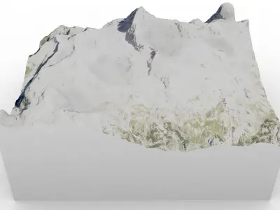 Mount Triglav 3D model