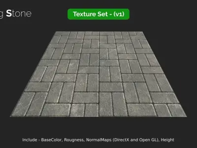 Paving Stone - small seamless textures set Texture