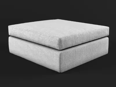 Sonder Living - Jackson Modular Ottoman 3D model