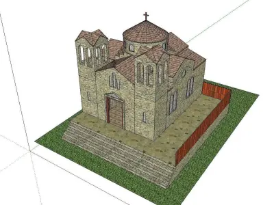 Architecture-Religion-God-Culture-Temple-077 church 3D model