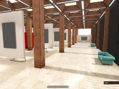 VR Art Gallery Australia 2 UPD 2023 Low-poly 3D model