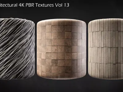 30 Architectural 4K PBR Textures Vol 13 Texture