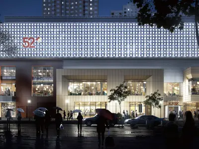 Modern Urban Retail Complex 3D model