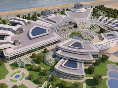 0070 - Culture Center - 2022 - 06 - 2Ds Plans - 3Ds Files 3D model