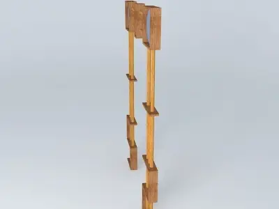 Decorative door way 3D model
