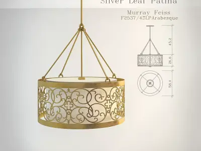 Feiss F25374SLP Low-poly 3D model