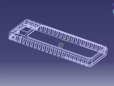Power Bank 10K mah Enclosure Honeycomb Style 3D print model