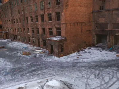 Old Abandoned Factory 3D model