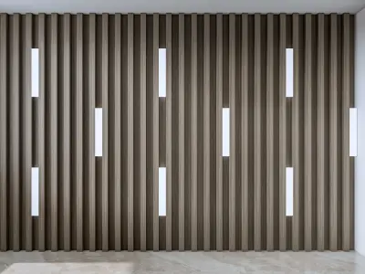 Decorative Wall Panel 3D wall panel 3d panel Free low-poly 3D model