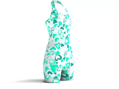 Woman Dress High Quality 3D Clothing Model 3D model