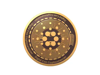 Cardano Coin v2 001 3D model
