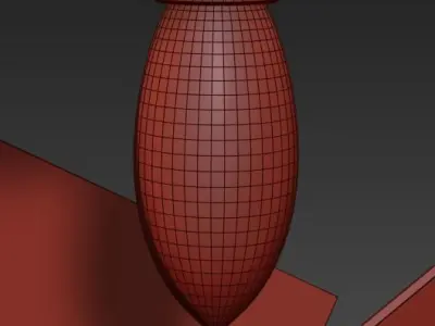 Origami inspired light fixture 3D model