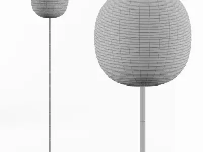 Lantern floor lamp by Newworks 3D model