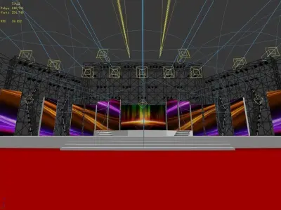 Carnival stage 19 3D model