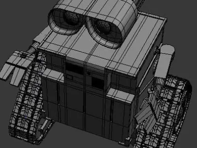 Robotic Film Character 3D model