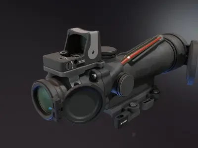 Trijicon TA11SDO Low-poly 3D model