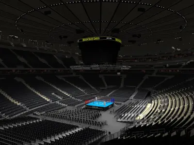  MSG Boxing Arena with Animated Audience (RT) 