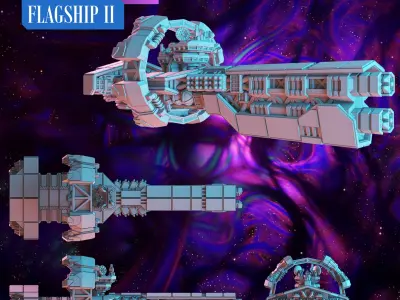 Twilight Imperium - The Nomad - print models 3D print model 3D print model