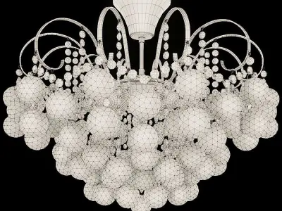 MW-Light Pearl 232016306 Chandelier 3D model