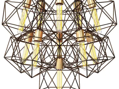 Astrid Multi Light Pendant 3D model