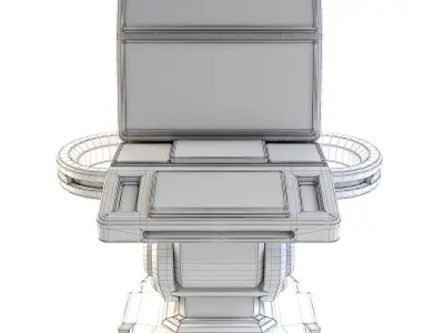 Space Station Computer 3D model