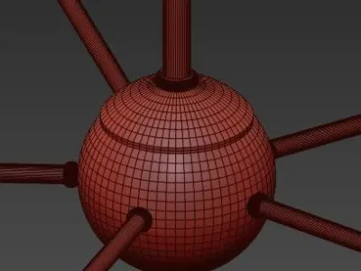 Sputnik Lighting Polyvore Australia 3D model