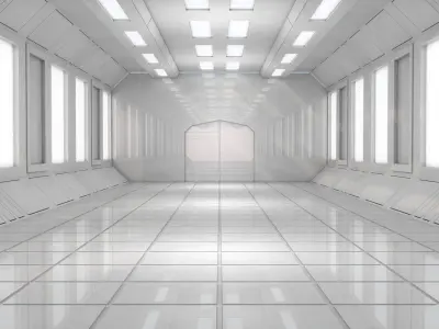 Sci Fi Corridor 3D model
