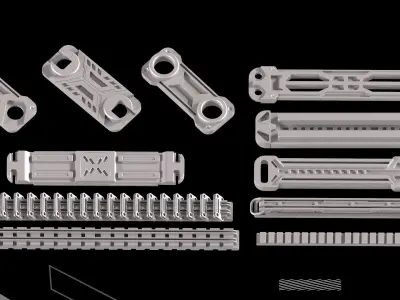 200 Detail Hard Surface Kitbash vol5 3D model