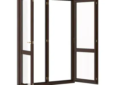 Wooden Window 1730mm x 2300mm 3D model