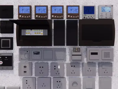 Switch and Outlet Collection-A4 3D model