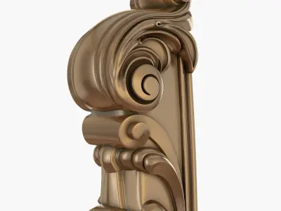 stair column for cnc 3D model