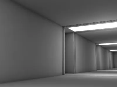 Sci Fi Corridor 3D model